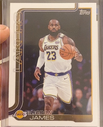 2025-26 Topps #150 LeBron James — front