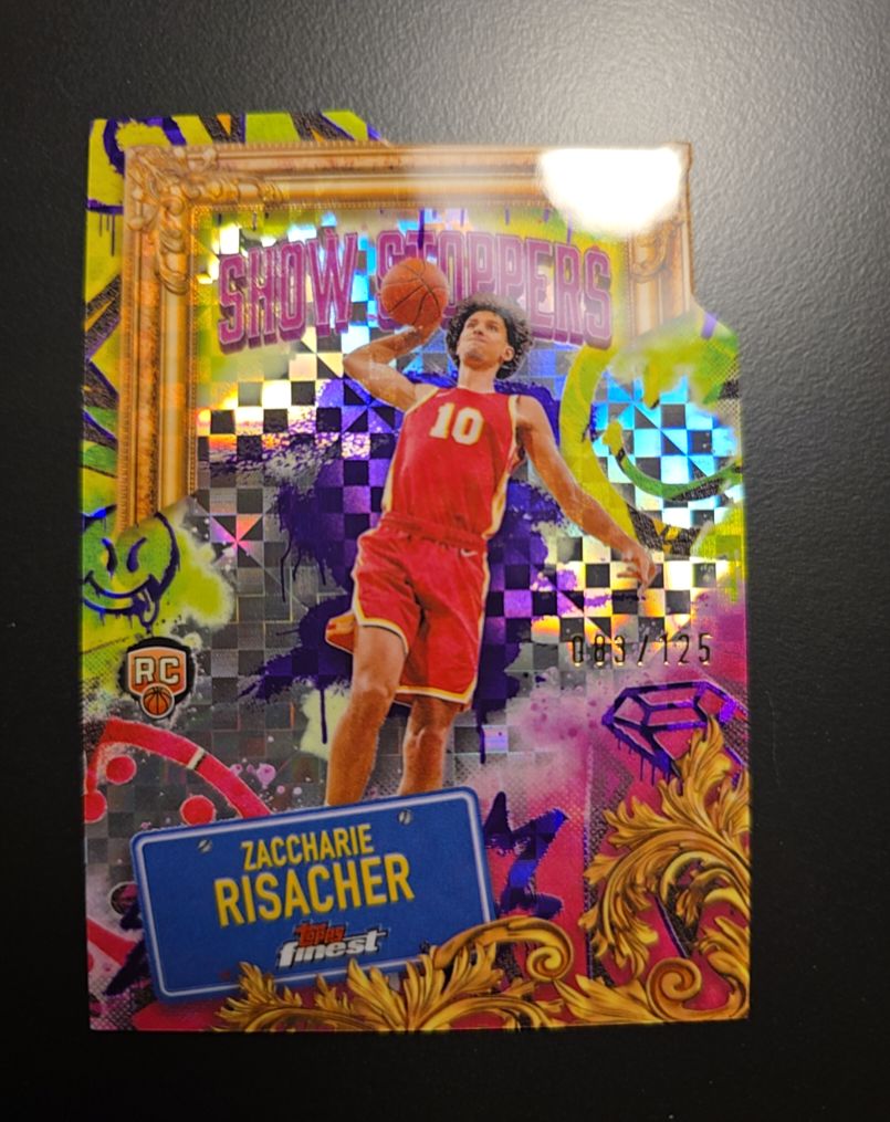 2024-25 Topps Finest Show Stoppers #S-23 Zaccharie Risacher — front