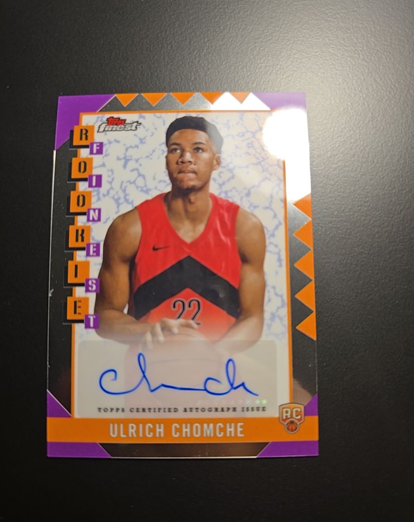 2024-25 Topps Finest #RFA-UC Ulrich Chomche — front