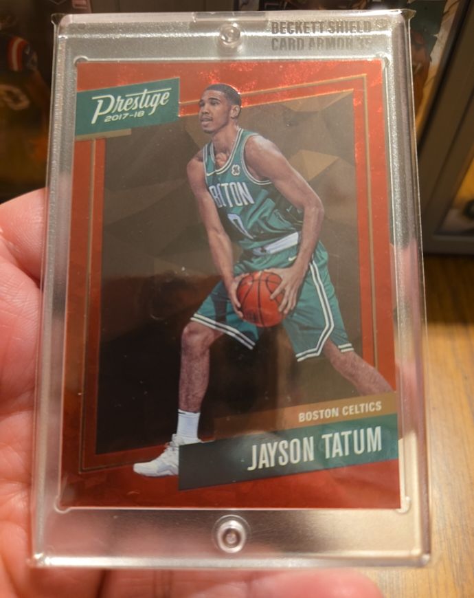 2017-18 Panini Prestige #3 Jayson Tatum — front