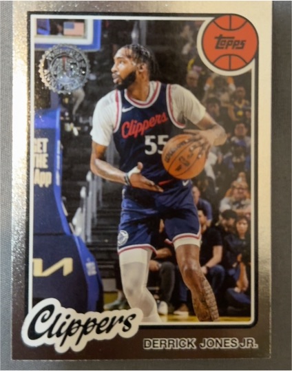 2025-26 Topps 1980-81 45th Anniversary #80BK-45 Derrick Jones Jr. — front