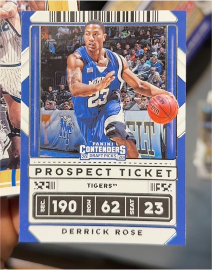 2020 Panini Contenders Draft Picks #4 Derrick Rose — front