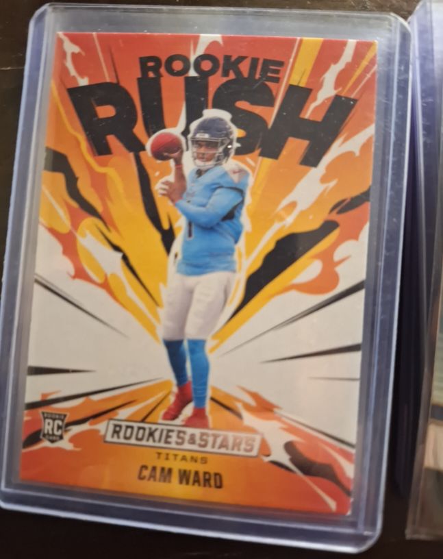2025 Panini Rookies & Stars #3 Cam Ward Rookie Rush — front