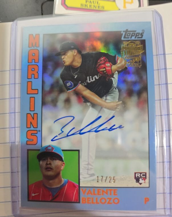 2025 Topps Archives #84FFA-VB Valente Bellozo — front