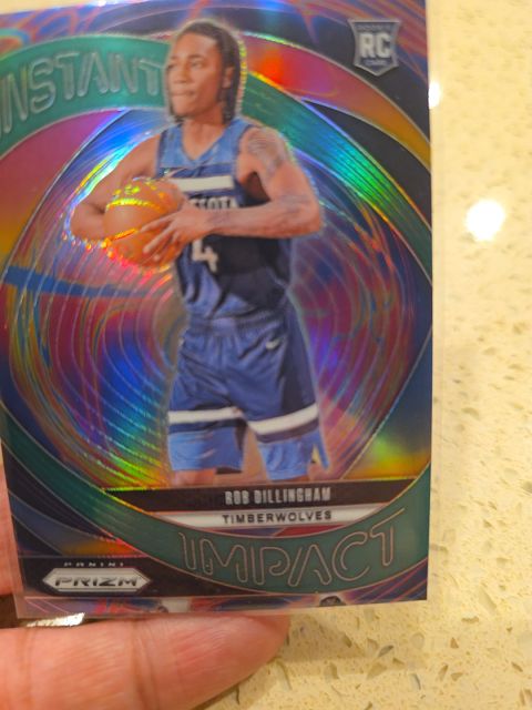 2024-25 Panini Prizm #8 Rob Dillingham Instant Impact — front