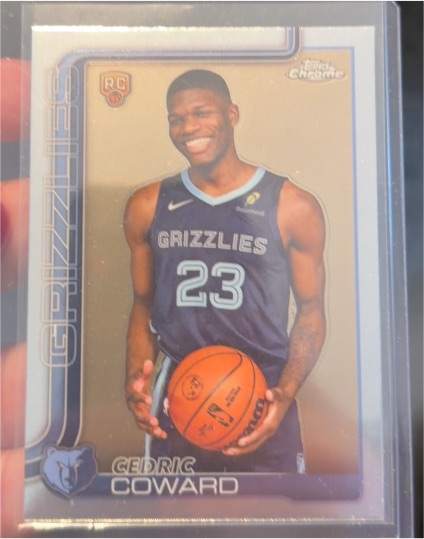 2025-26 Topps Chrome #261 Cedric Coward — front
