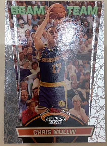 1992-93 Topps Stadium Club #6 Chris Mullin Beam Team — front