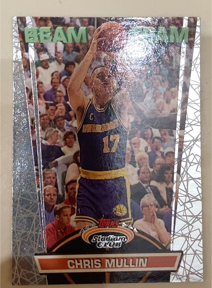 1992-93 Topps Stadium Club Beam Team #6 Chris Mullin — front