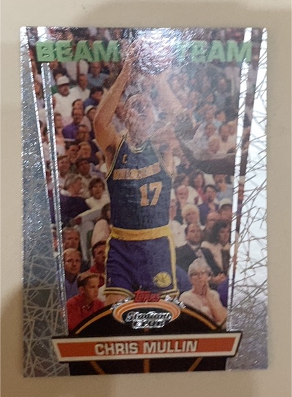 1992-93 Topps Stadium Club Beam Team #6 Chris Mullin — front