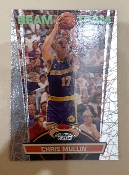 1992-93 Topps Stadium Club Beam Team #6 Chris Mullin — front