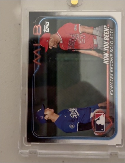 2024 Topps Update Series #US76 Mike Trout, Shohei Ohtani — front