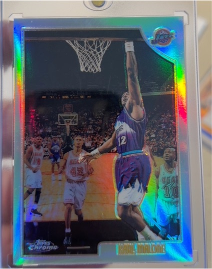1997-98 Topps Chrome #SCC14 Karl Malone — front