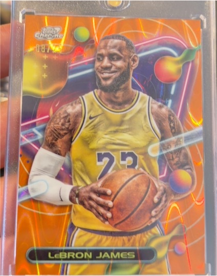 2023-24 Topps Chrome Cosmic #59 LeBron James — front
