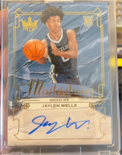 2024-25 Panini Court Kings Masterstrokes #MS-WEL Jaylen Wells — front