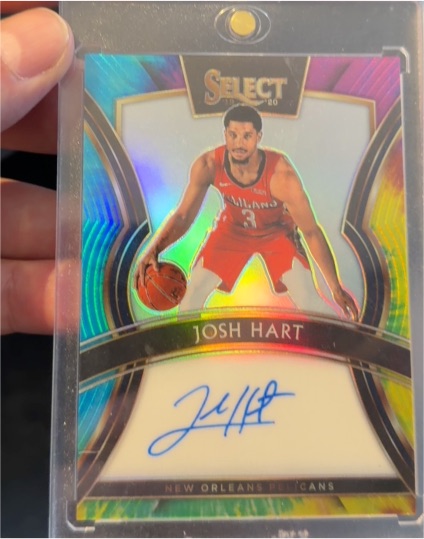 2019-20 Panini Select Signatures #SG-JHT Josh Hart — front