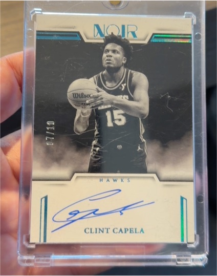 2024-25 Panini Noir #ANB-CLC Clint Capela — front