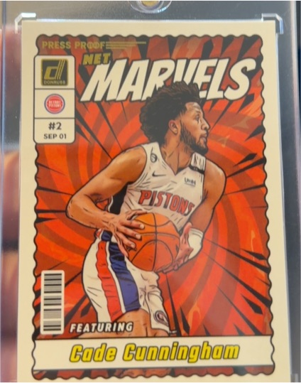 2023-24 Donruss Net Marvels #2 Cade Cunningham — front