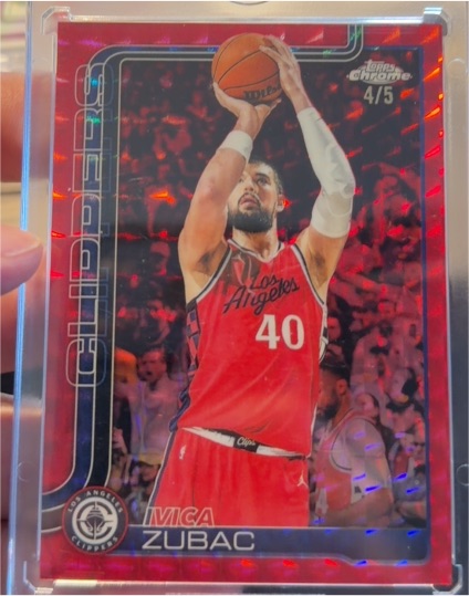 2025 Topps Chrome #4/5 Ivica Zubac — front