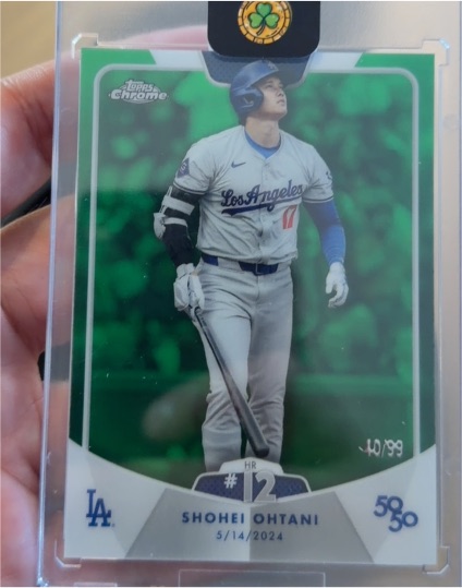 2024 Topps 50/50 #22 Shohei Ohtani — front