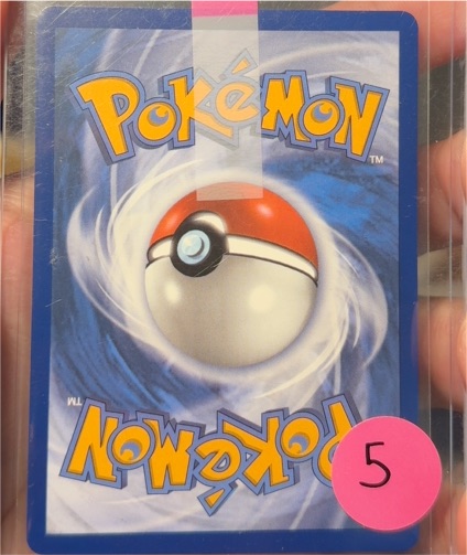 1999 Pokémon Base Set Card Back — front
