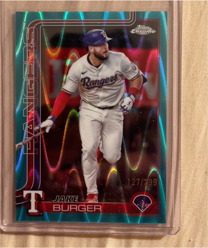 2025 Topps Chrome Update #US98 Jake Burger — front