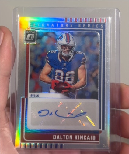 2025 Panini Donruss Optic Signature Series #SSH-DK Dalton Kincaid — front