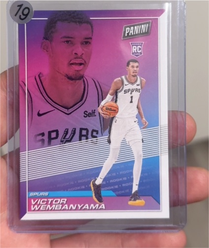 2023-24 Panini Player of the Day #51 Victor Wembanyama — front