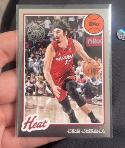 2025-26 Topps - 1980-81 Topps Basketball #80BK-29 Jaime Jaquez Jr. — front
