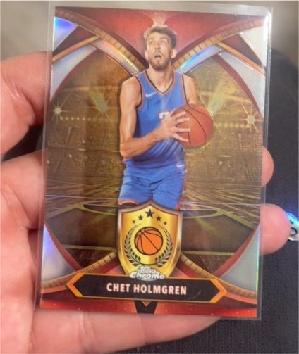 2024-25 Topps Chrome Ball of Duty #BOD-8 Chet Holmgren — front
