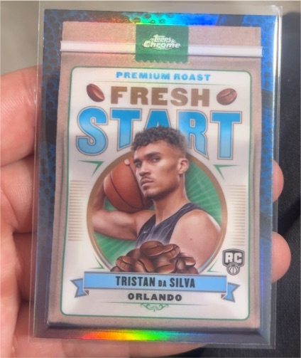 2024-25 Topps Chrome #FS-11 Tristan Da Silva Fresh Start Rookie Card — front
