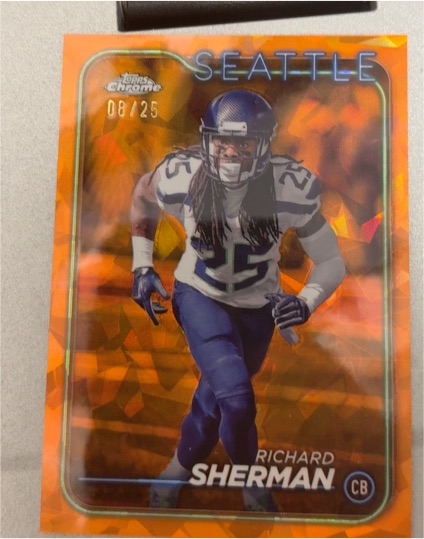 2024 Topps Chrome #182 Richard Sherman — front