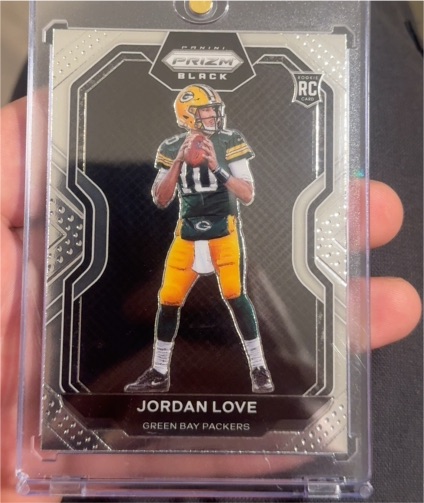 2020 Panini Chronicles Prizm Black #PB-4 Jordan Love — front