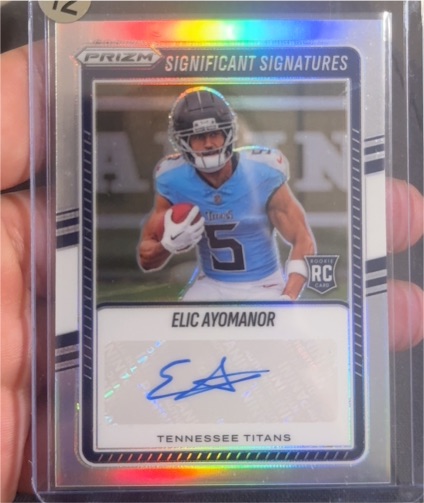 2025 Panini Prizm Significant Signatures #SSI-EAR Elic Ayomanor — front