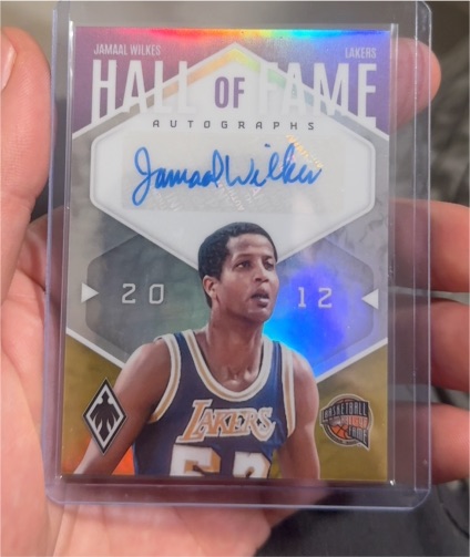 2023-24 Panini Phoenix Hall of Fame Autographs #HFA-JWK Jamaal Wilkes — front