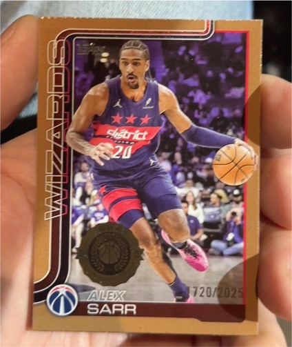 2025-26 Topps #96 Alex Sarr — front