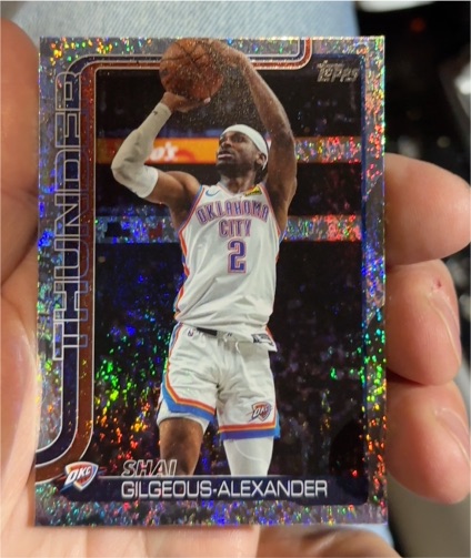 2025-26 Topps Thunder #115 Shai Gilgeous-Alexander — front