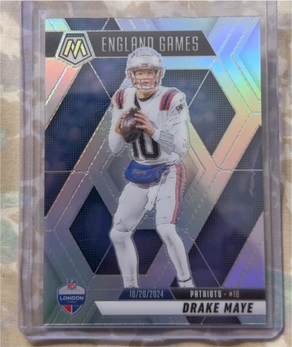 2025 Panini Mosaic #258 Drake Maye England Games — front