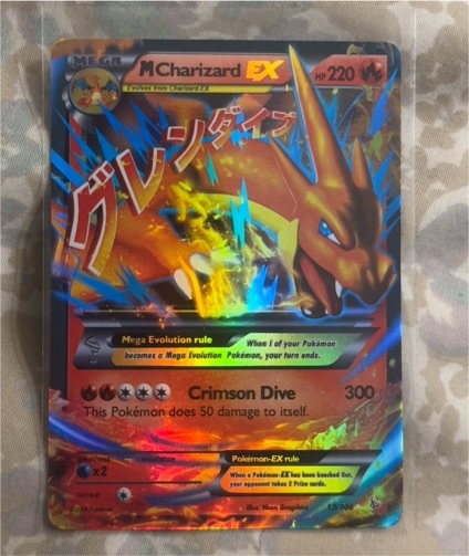 2014 Pokémon XY Evolutions #13/108 M Charizard EX — front