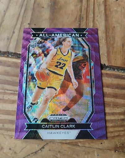 2024 Panini Prizm Draft Picks All-American #23 Caitlin Clark — front