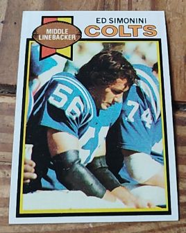 1979 Topps #195 Ed Simonini Baltimore Colts — front
