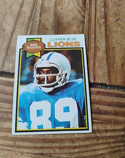 1979 Topps #427 Luther Blue — front