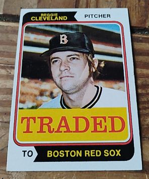 1974 Topps Traded #175T Reggie Cleveland — front