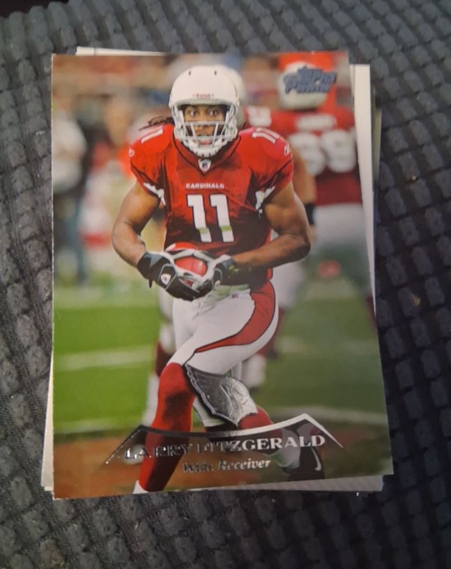 2010 Topps Prime #128 Larry Fitzgerald — front