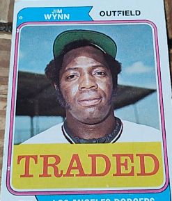 1974 Topps Traded #43T Jim Wynn — front