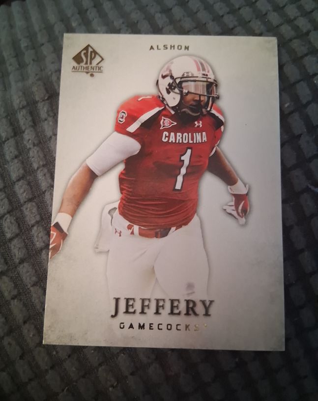2012 Upper Deck SP Authentic #5 Alshon Jeffery — front