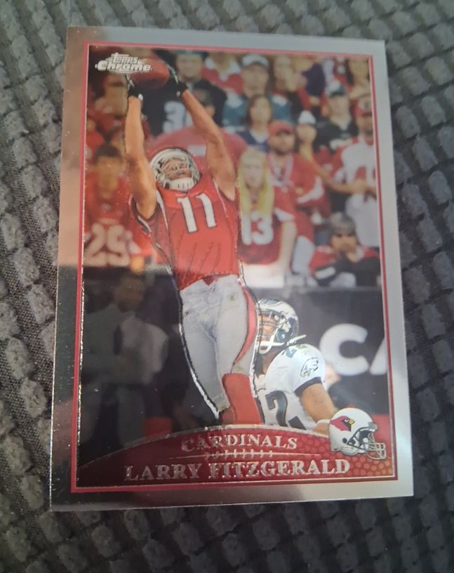 2009 Topps Chrome #TC83 Larry Fitzgerald — front