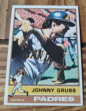 1976 Topps #422 Johnny Grubb — front