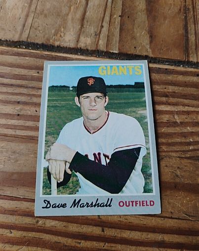 1970 Topps #58 Dave Marshall — front