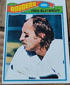 1977 Topps #295 Fred Biletnikoff — front