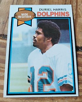 1979 Topps #514 Duriel Harris Miami Dolphins — front